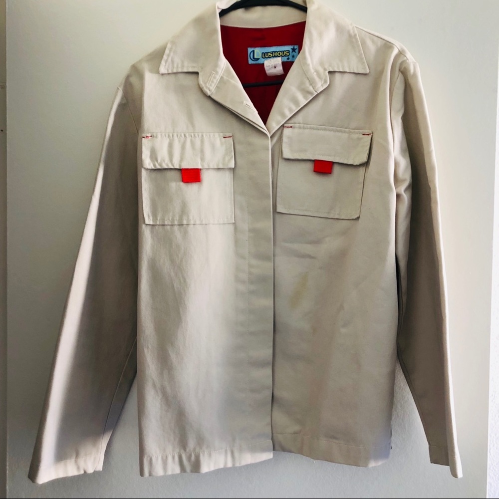 Lushous cream Jacket Size Large